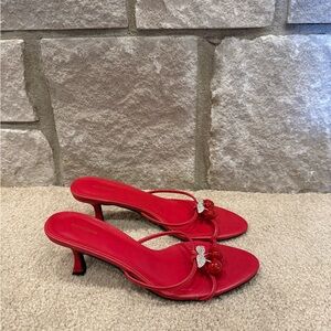 Fashion Nova Red Cherry Heels